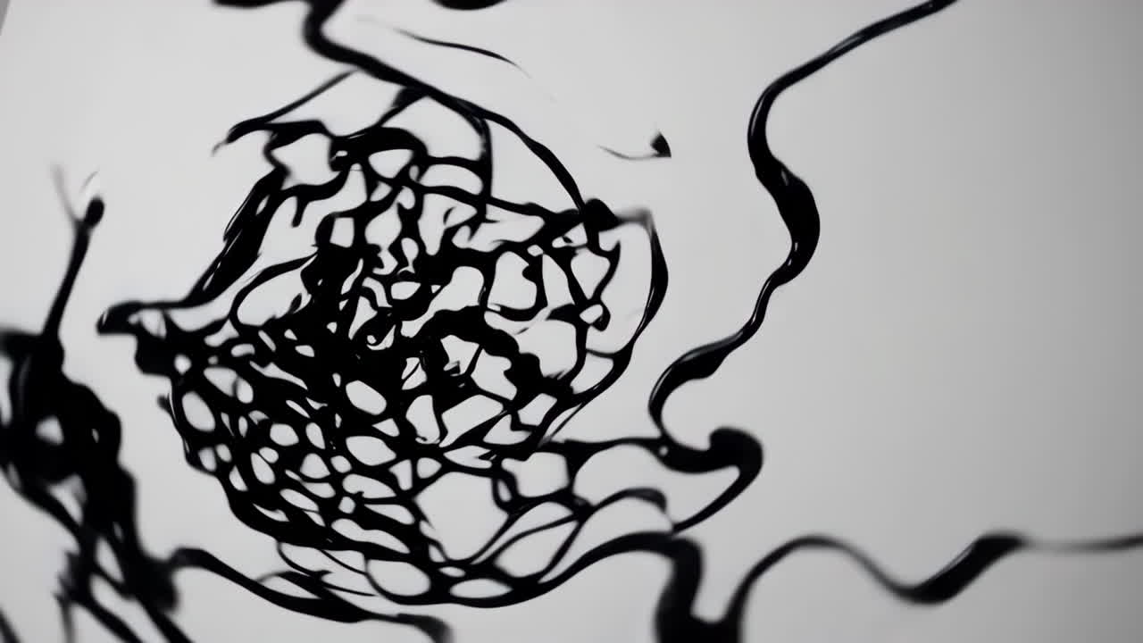 Abstract Ink Splashes