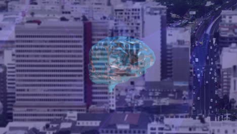 Animation-of-human-brain-over-cityscape