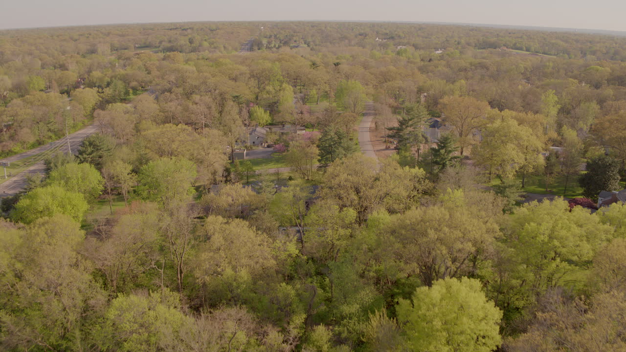 аэрофотосъемка крупных домов и новостроек в элитном уединенном районе ст.