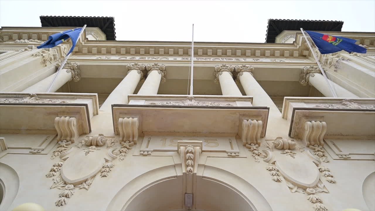 Casino building in Sanremo city, Italy