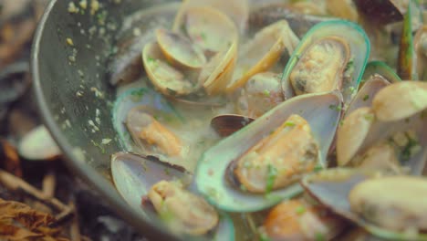 delicious outdoor seafood platter
