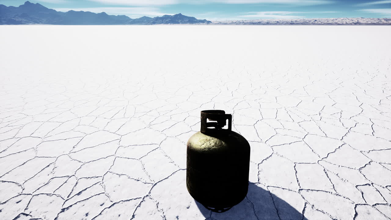 소금 호수 에 있는  ⁇ 은 위험 가스 컨테이너