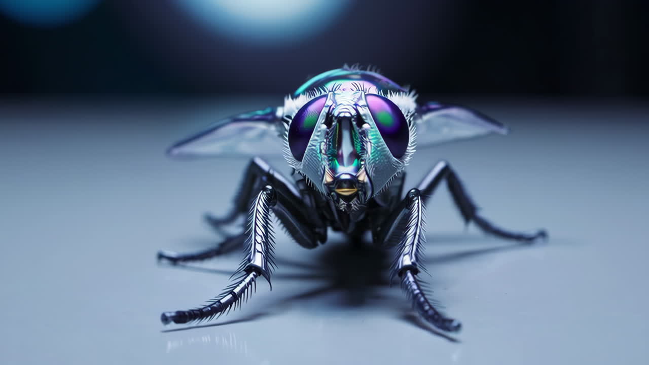 Futuristic Mechanical Fly