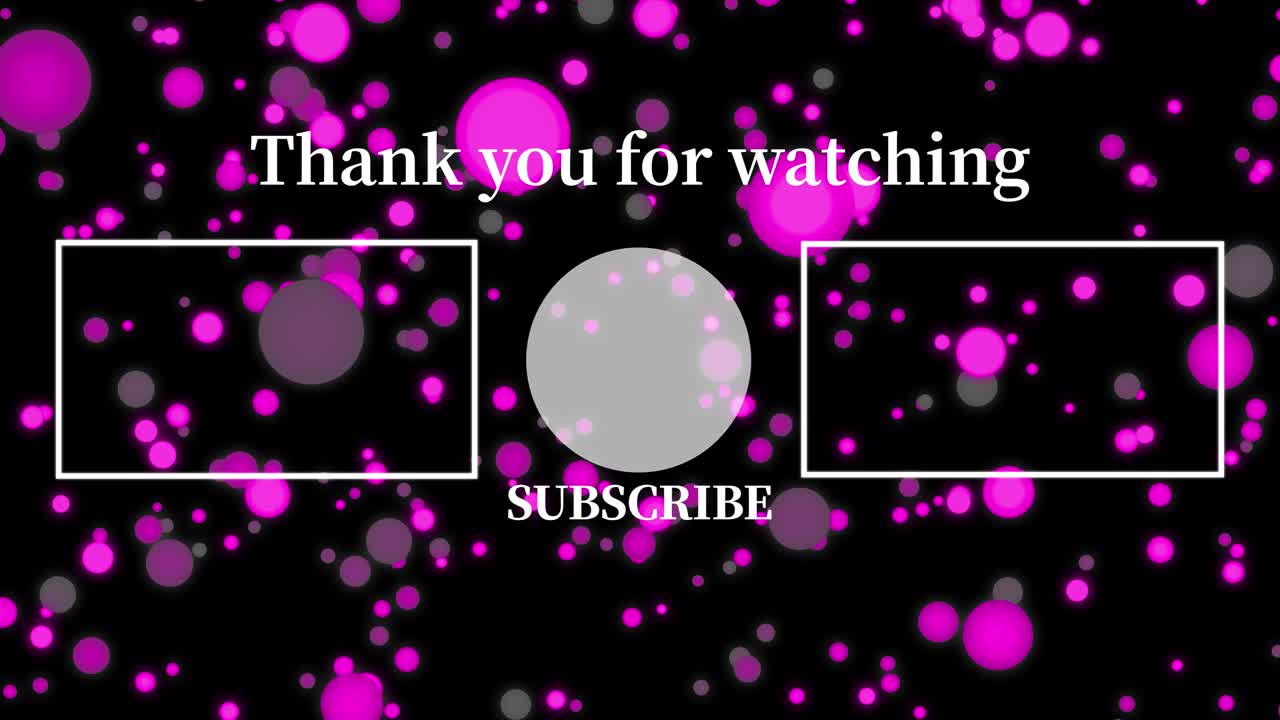 곡물 점 이동 끝 카드 끝 화면 모션 그래픽