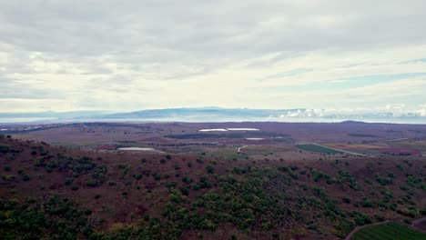 Drohnenaufnahme-Der-Golanhöhen-Im-Winter