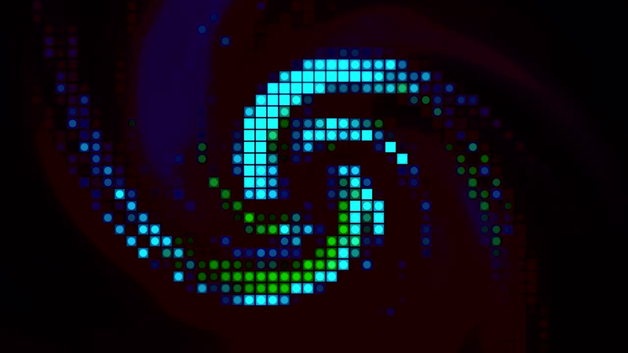 estrella abstracta en movimiento giratorio en un fondo negro, bucle sin costuras. movimiento. fondo cósmico retro con cuerpo celeste transformado