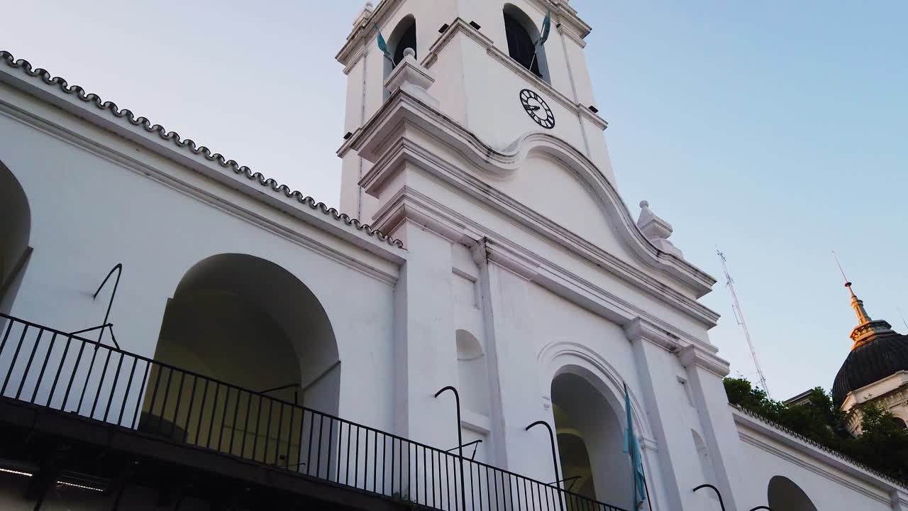 Historic Cabildo Colonial Architecture Landmark in Buenos Aires