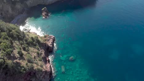 Aerial-footage-of-the-beautiful-Montenegro-coastline-on-the-Adriatic-sea