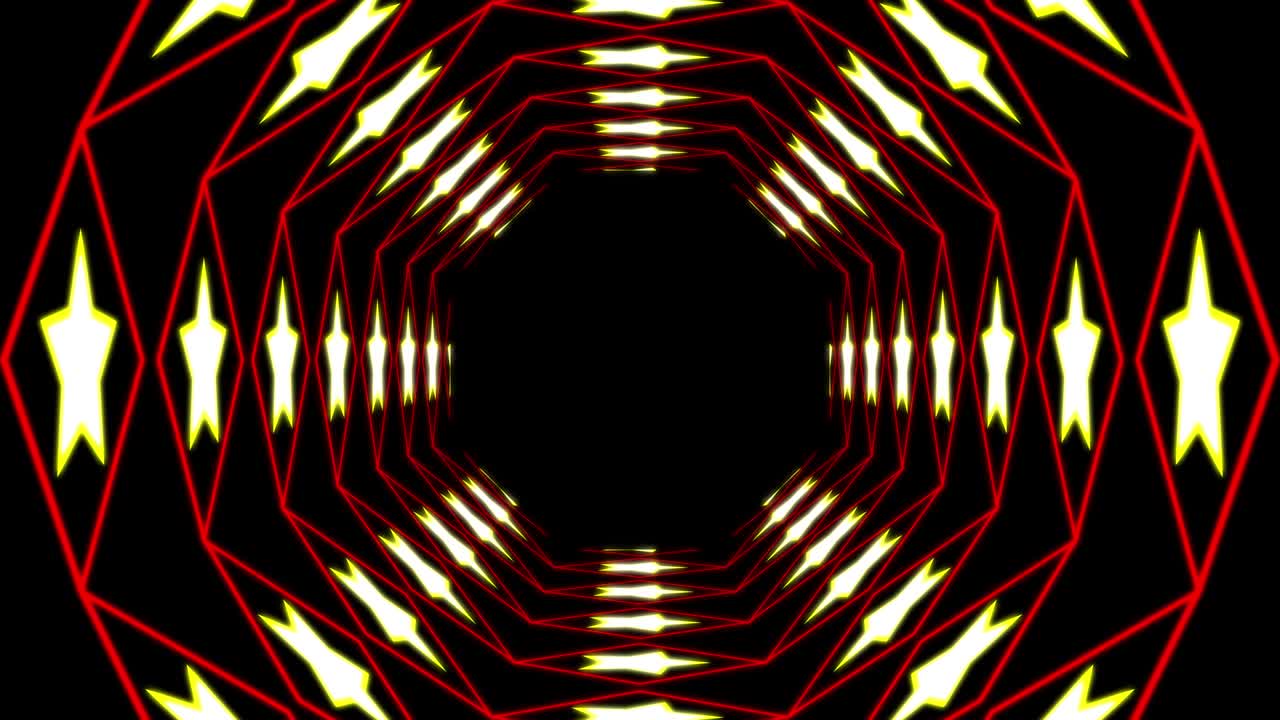 Cyber tunnel progress animation motion graphics