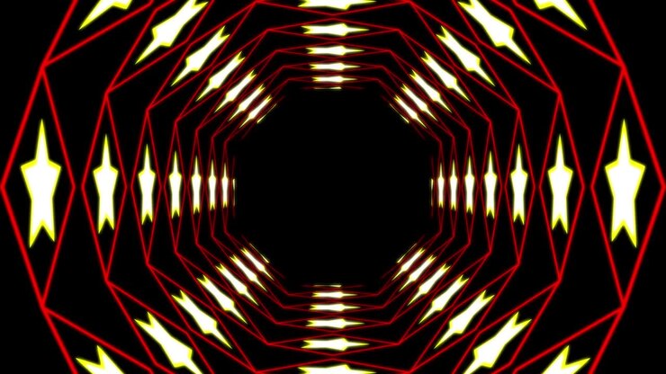 Cyber tunnel progress animation motion graphics