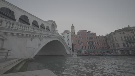 rialto bridge in venice, italy