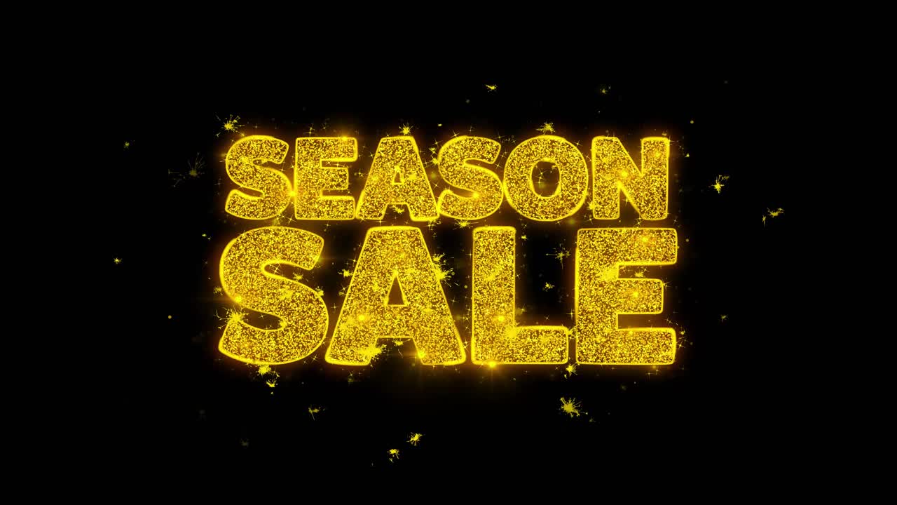 Season Sale Sparkling Graphic Design