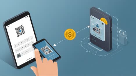 Seamless Digital Payment Transfer using QR Codes: A Visual Guide to Mobile Transactions and Contactless Payments with Secure Technology Interfaces