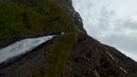 noruega langfoss cascada buceo drone tiro fpv | dron dji