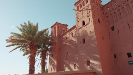 wide view of traditional mud buildings in ait ben haddou, morocco