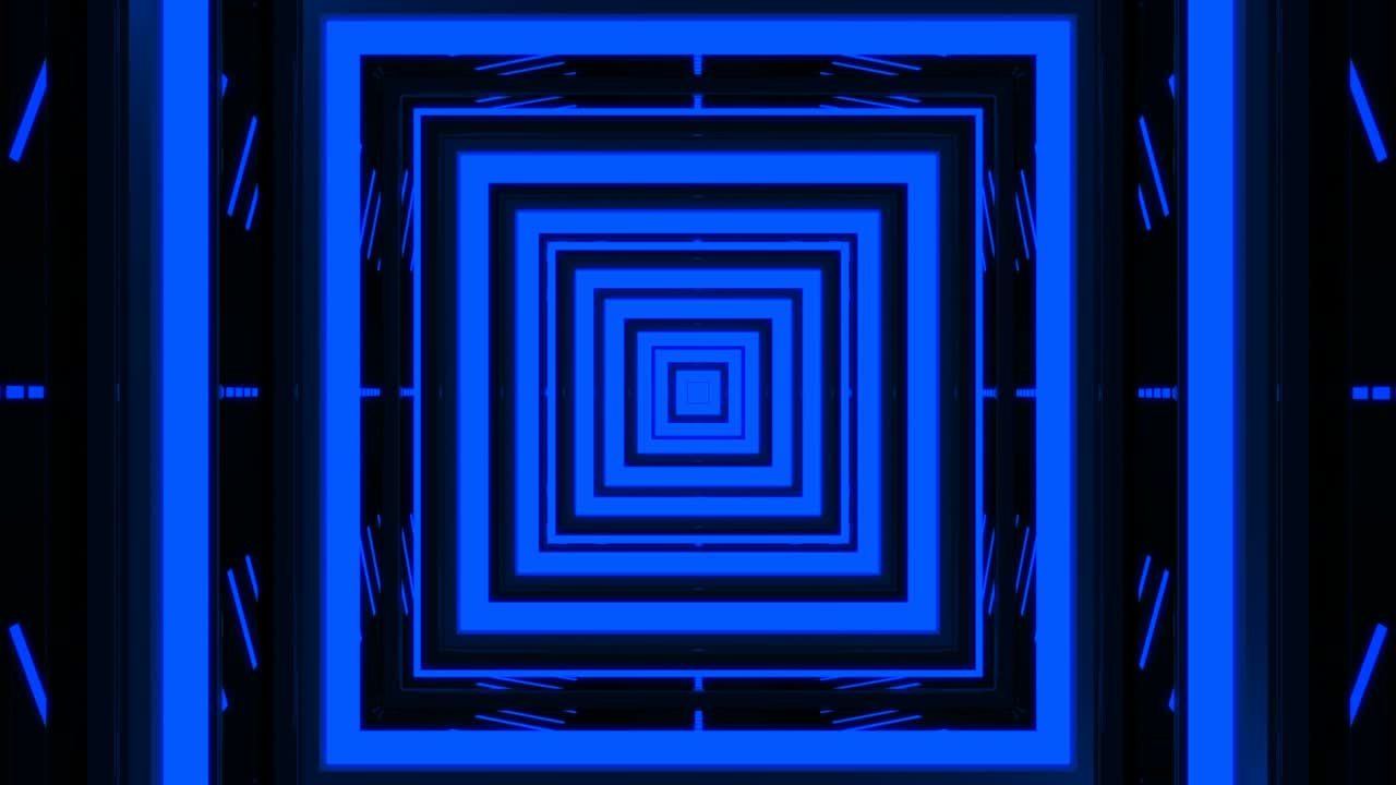 bucle de fondo del pasillo azul