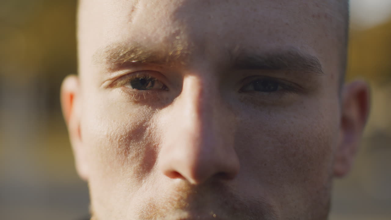 retrato en primer plano de un hombre