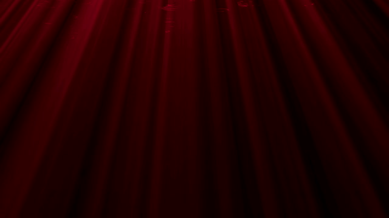 los rayos volumétricos de luz que brillan desde arriba penetran a través del grueso velo de aire.