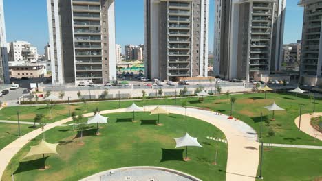 garden's of manhattan neighborhood at southern district city netivot,israel