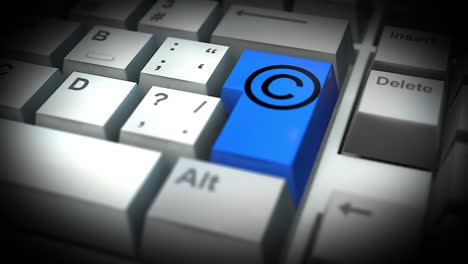 copyright button on computer keyboard