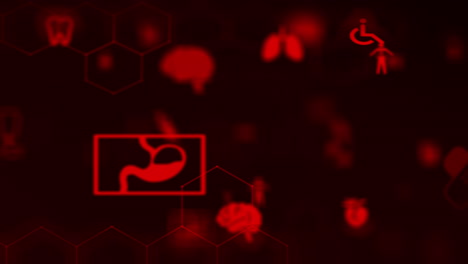 medical icons background
