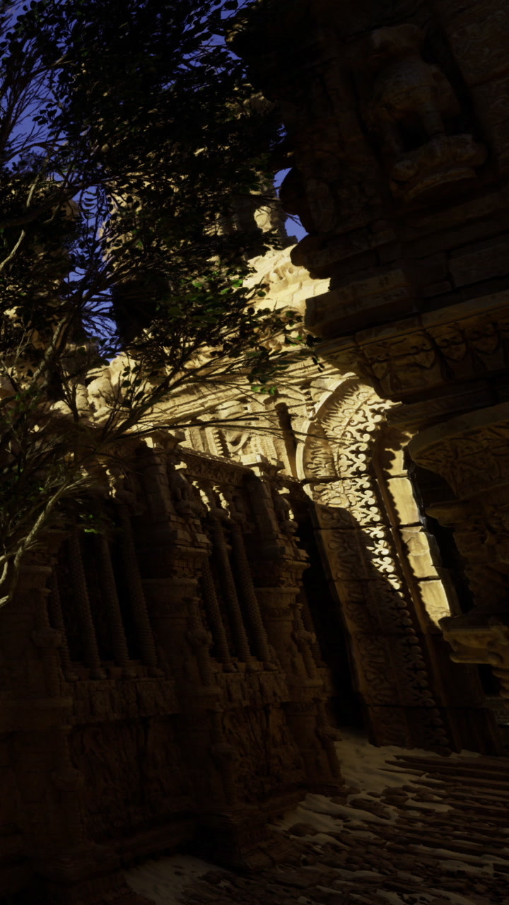 Exploring ancient architecture at a historical site during daylight hours