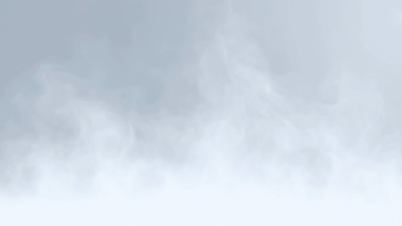 Dense White Fog Rolling Across Floor, Soft Diffused Plumes Create Low Contrast Haze, Atmospheric And Eerie
