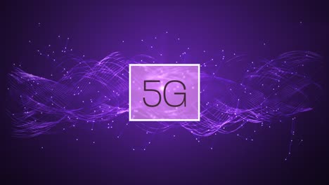 tecnología 5g animación 4k