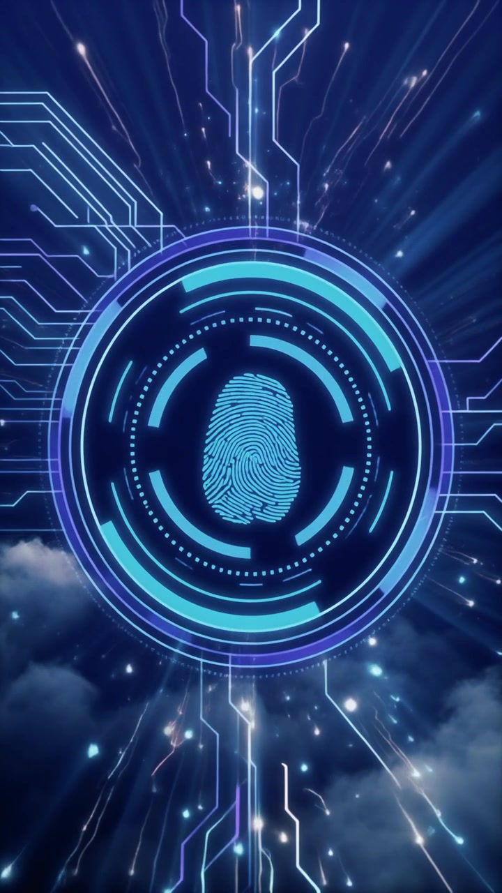 Digital Fingerprint Authentication Interface with Circuitry and Clouds