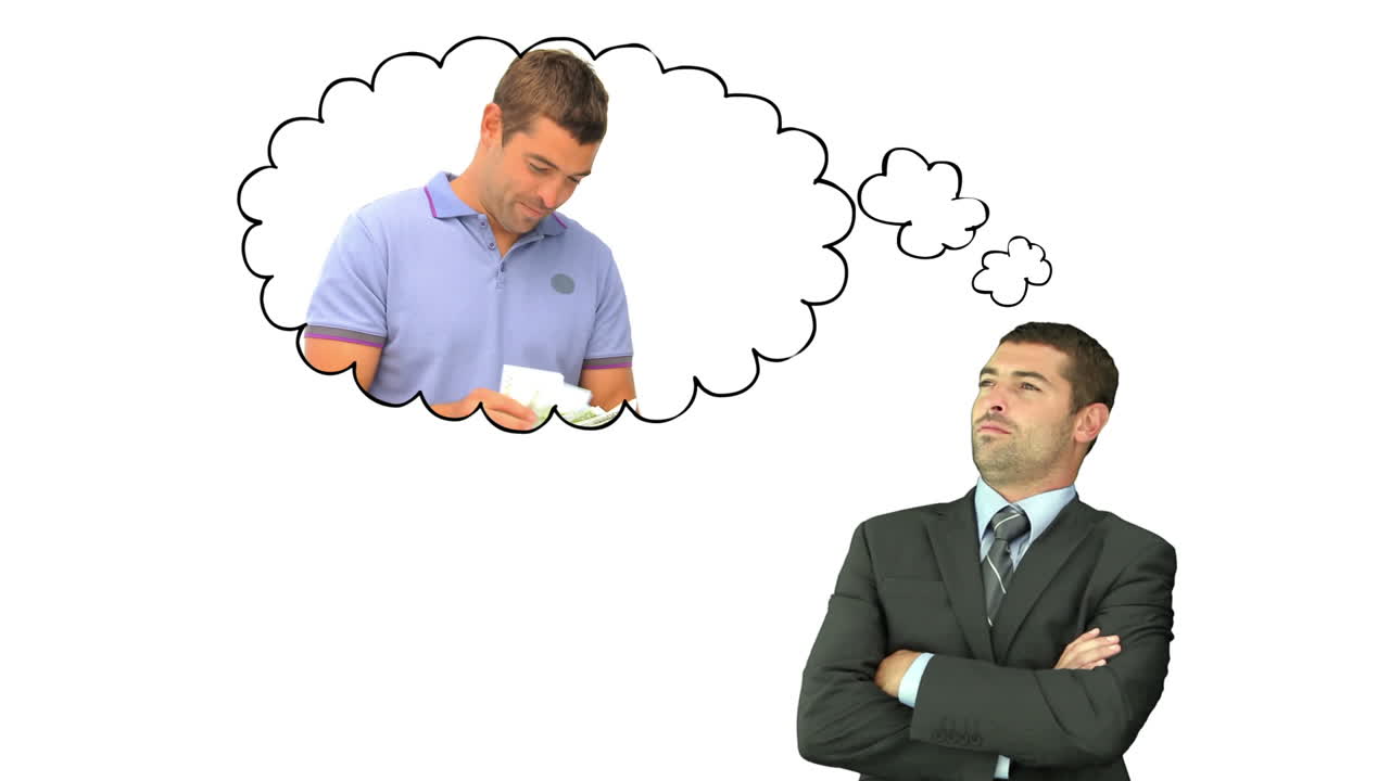 성공에 대해 생각하는 사업가