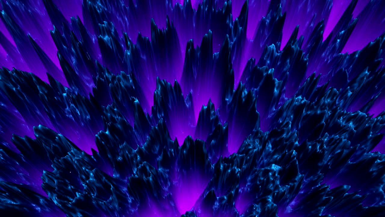 Colorful fantastic moving luminous matter, abstract dynamic background seamless loop