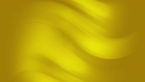 abstract gradient yellow background with waves. movement of golden liquid. looped animation.