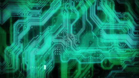 animación del código de programación