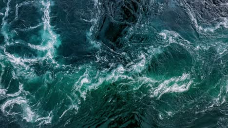 Waves-of-water-of-the-river-and-the-sea-meet-each-other-during-high-tide-and-low-tide.