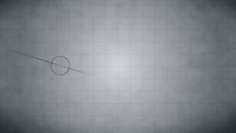 loop transition animation with scientific geometric patterns in mathematics. mathematics and education background. circle and line.