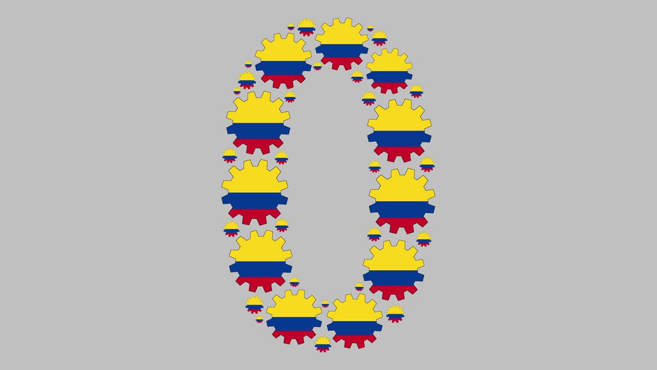 콜롬비아 숫자 0