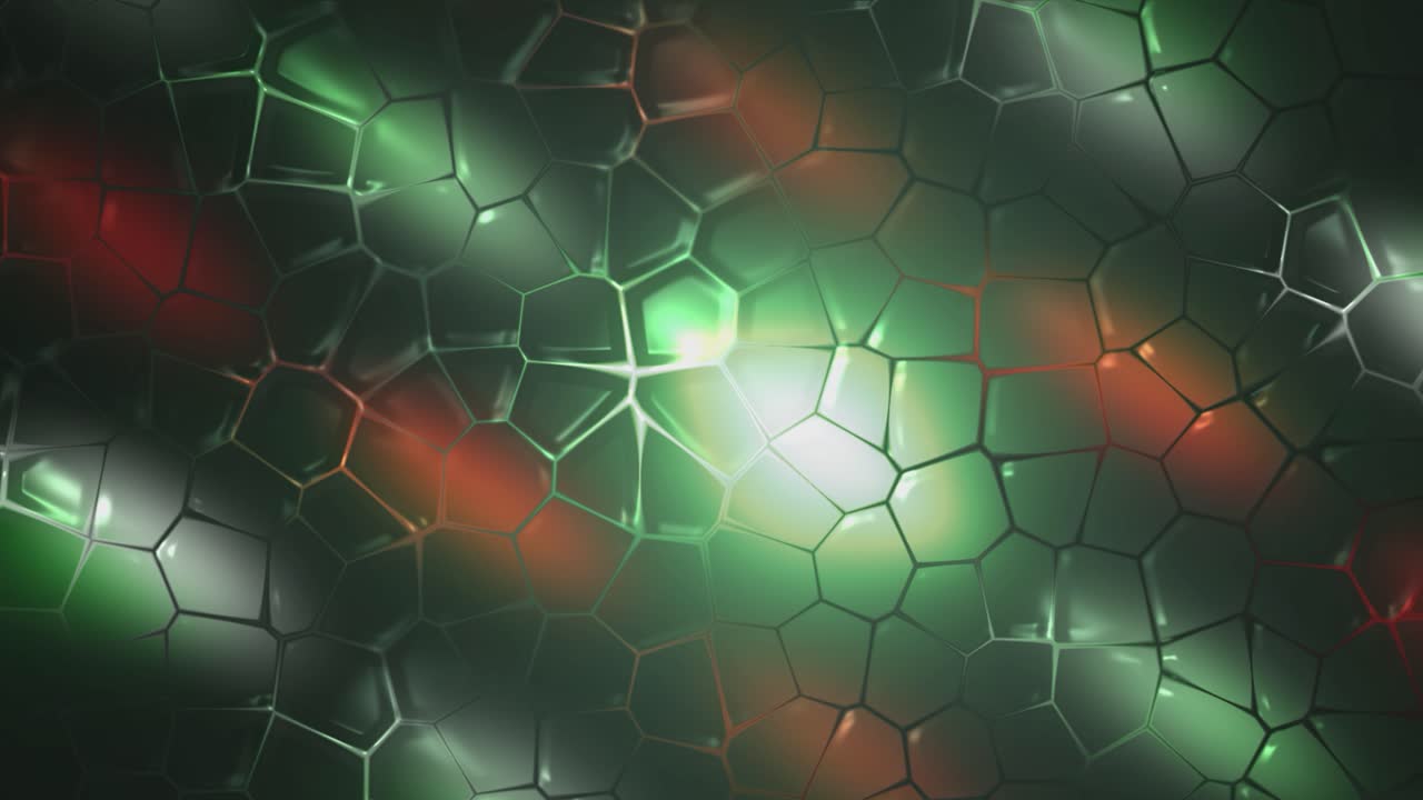 fondo geométrico abstracto verde y rojo