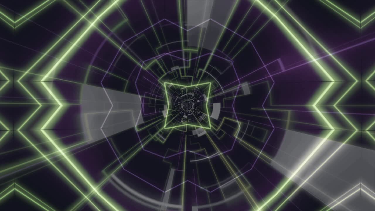 hi tech digital geométrico disco bucle