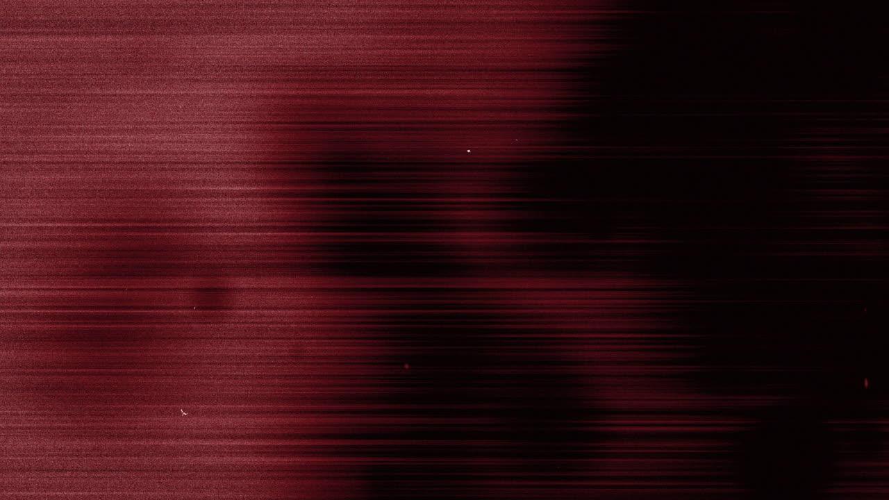 animación de múltiples manchas blancas y líneas que se mueven en un bucle sin costuras en negro y rojo