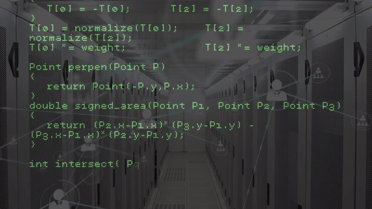 Animazione dell'elaborazione dati sui server