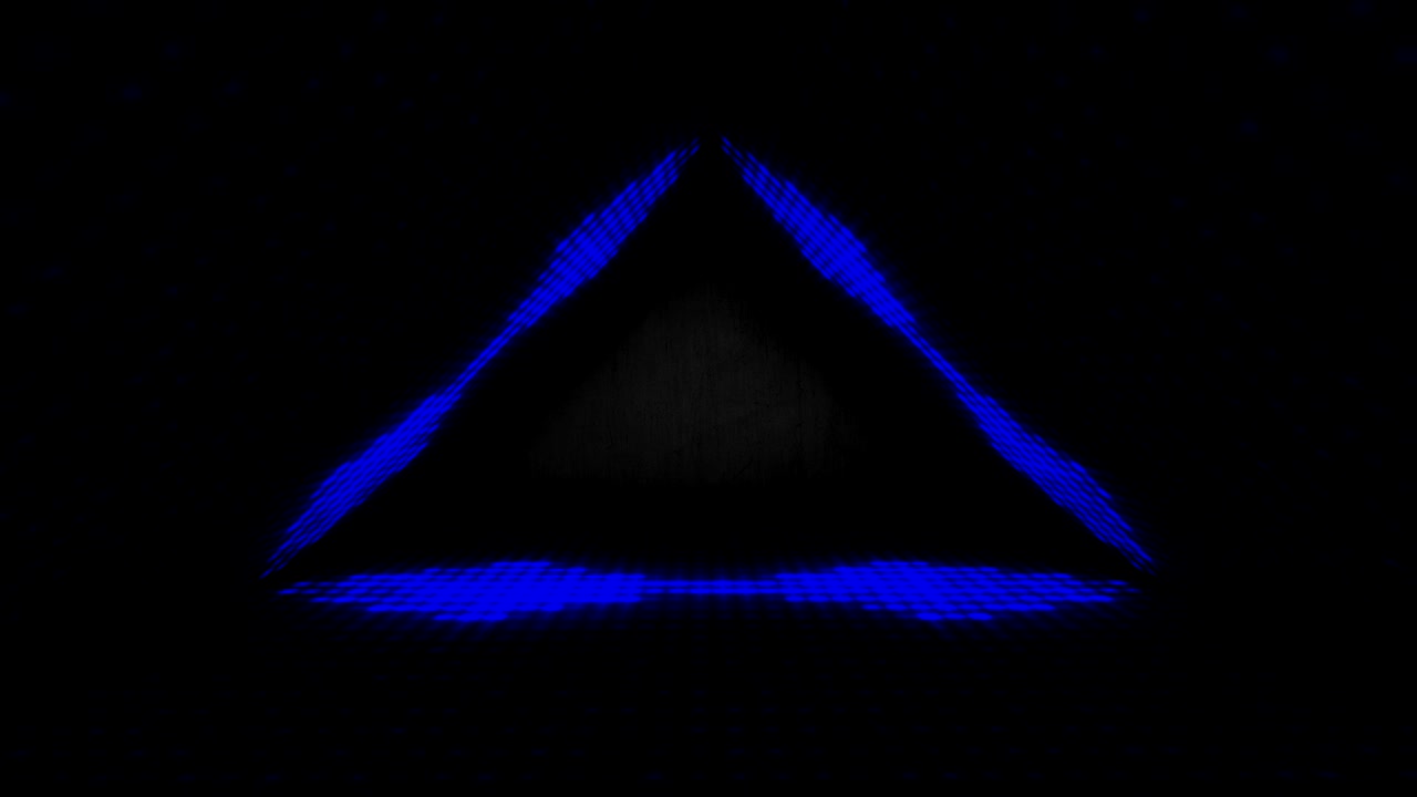 4k luces de neón azules brillantes para el escenario - video de stock en bucle