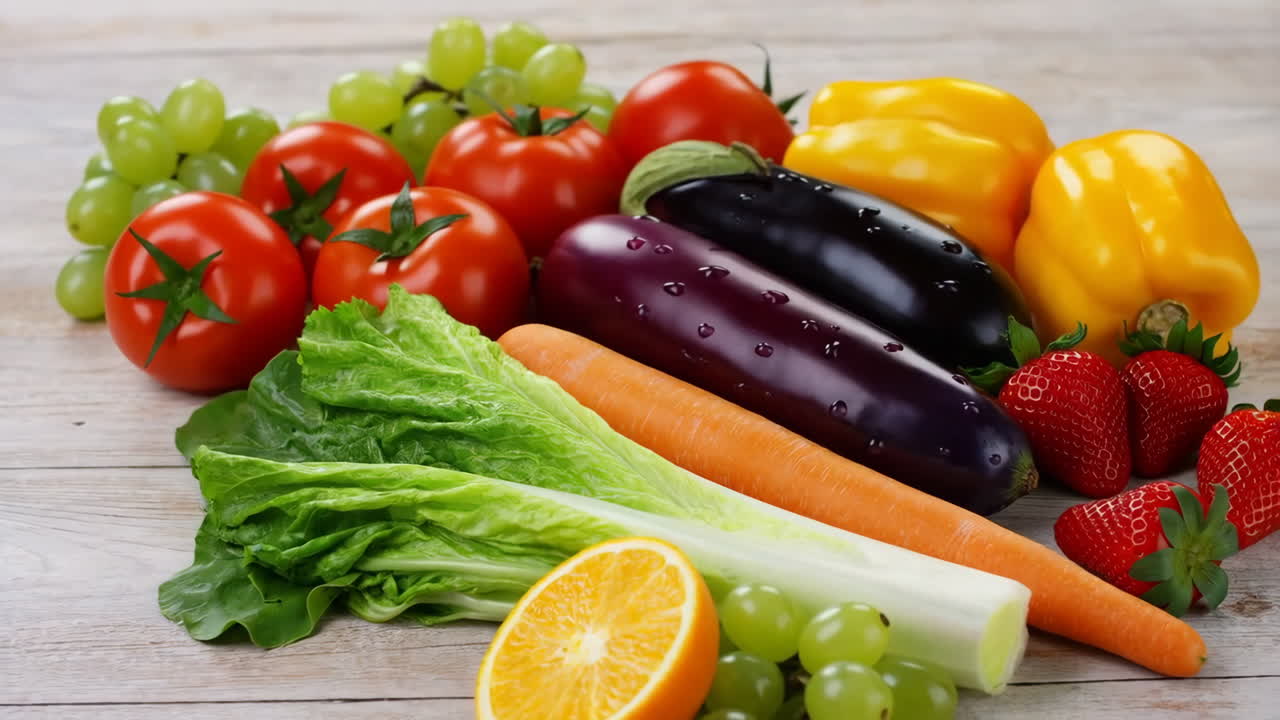 신선한 과일과 채소 품종