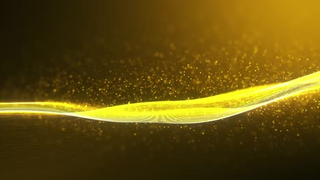 gold wave background.