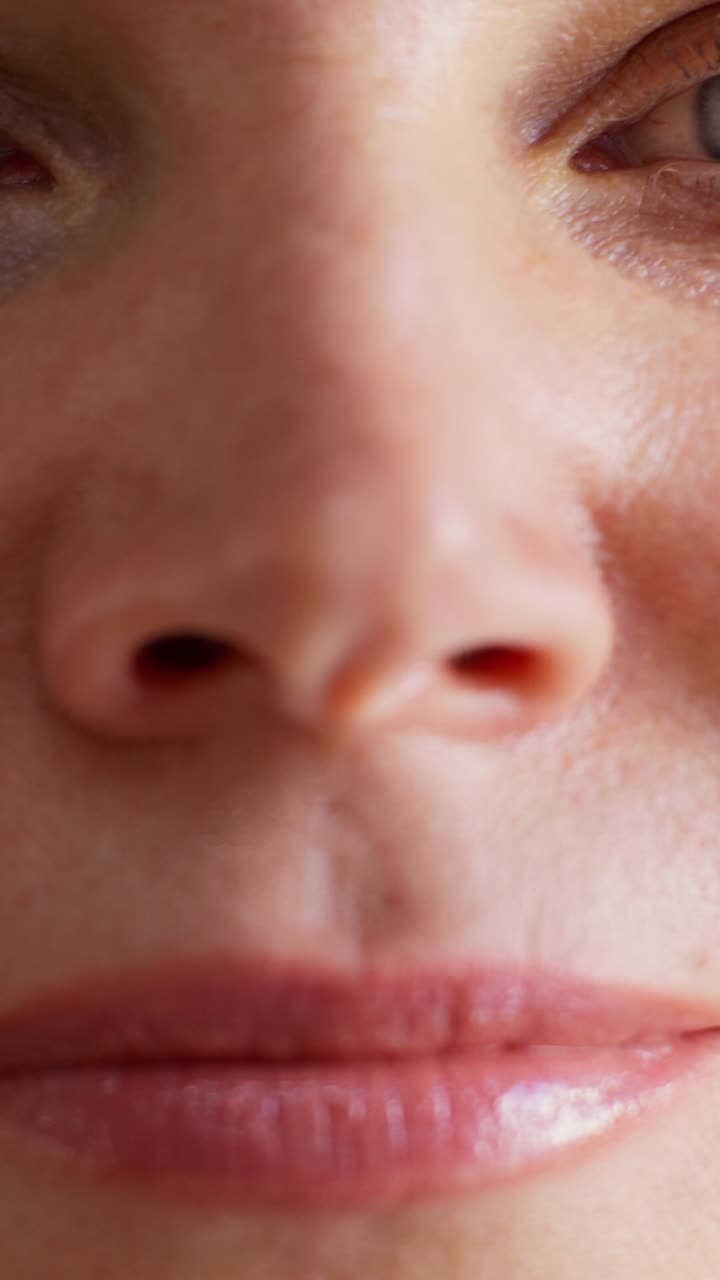 Close-up of a woman's face