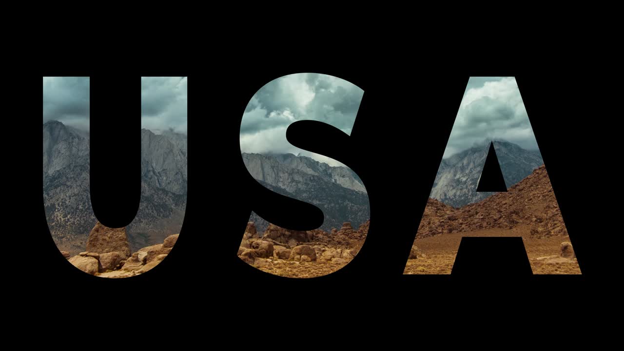 미국 국립공원의 산과 사막 풍경은 그래픽으로  ⁇ 여 있습니다.