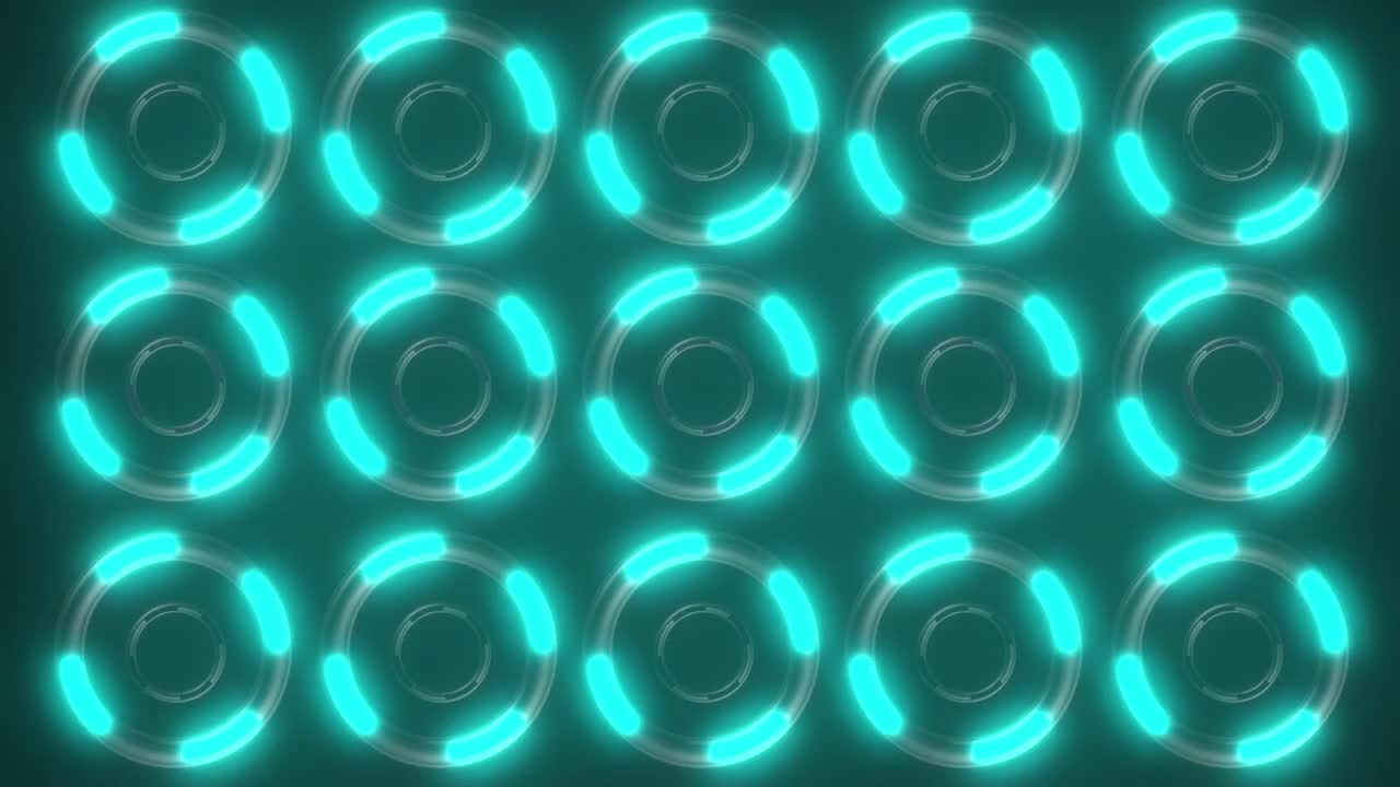 추상적인 반이는 원 패턴