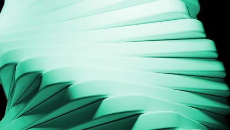 Mint Green Abstract Geometric Pattern