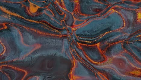 animación de fondo abstracto. superficie colorida de movimiento en bucle