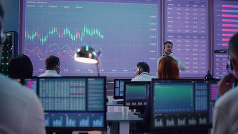 stock trading room
