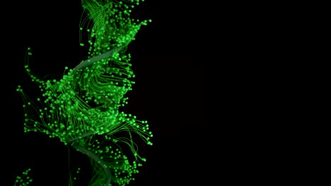 abstract particles with trails.